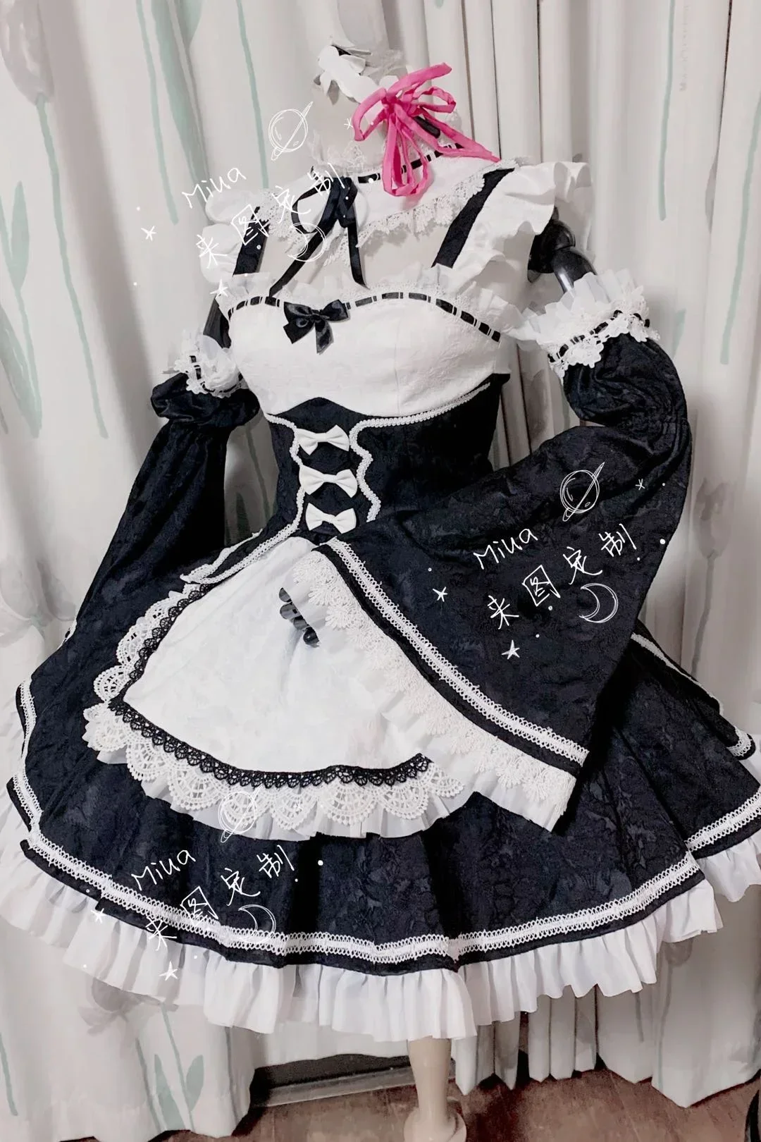 Re Zero Rem Wig - Nieuwe Anime Maid Rem Cosplay Kostuum