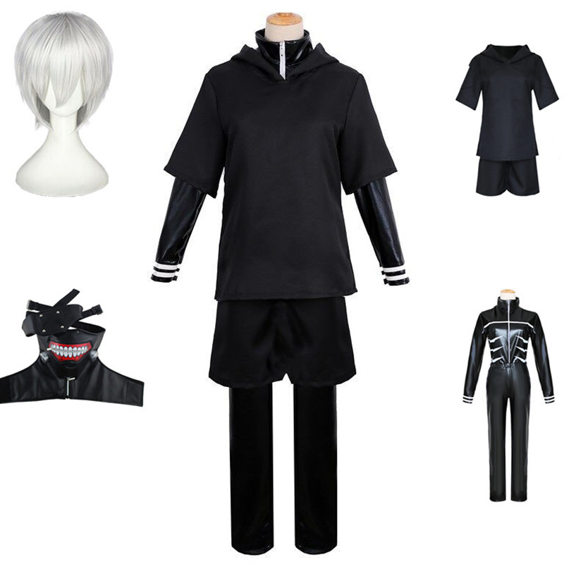 Tokyo Ghoul Mask - Anime Tokyo Ghoul Ken Kaneki Kostuum