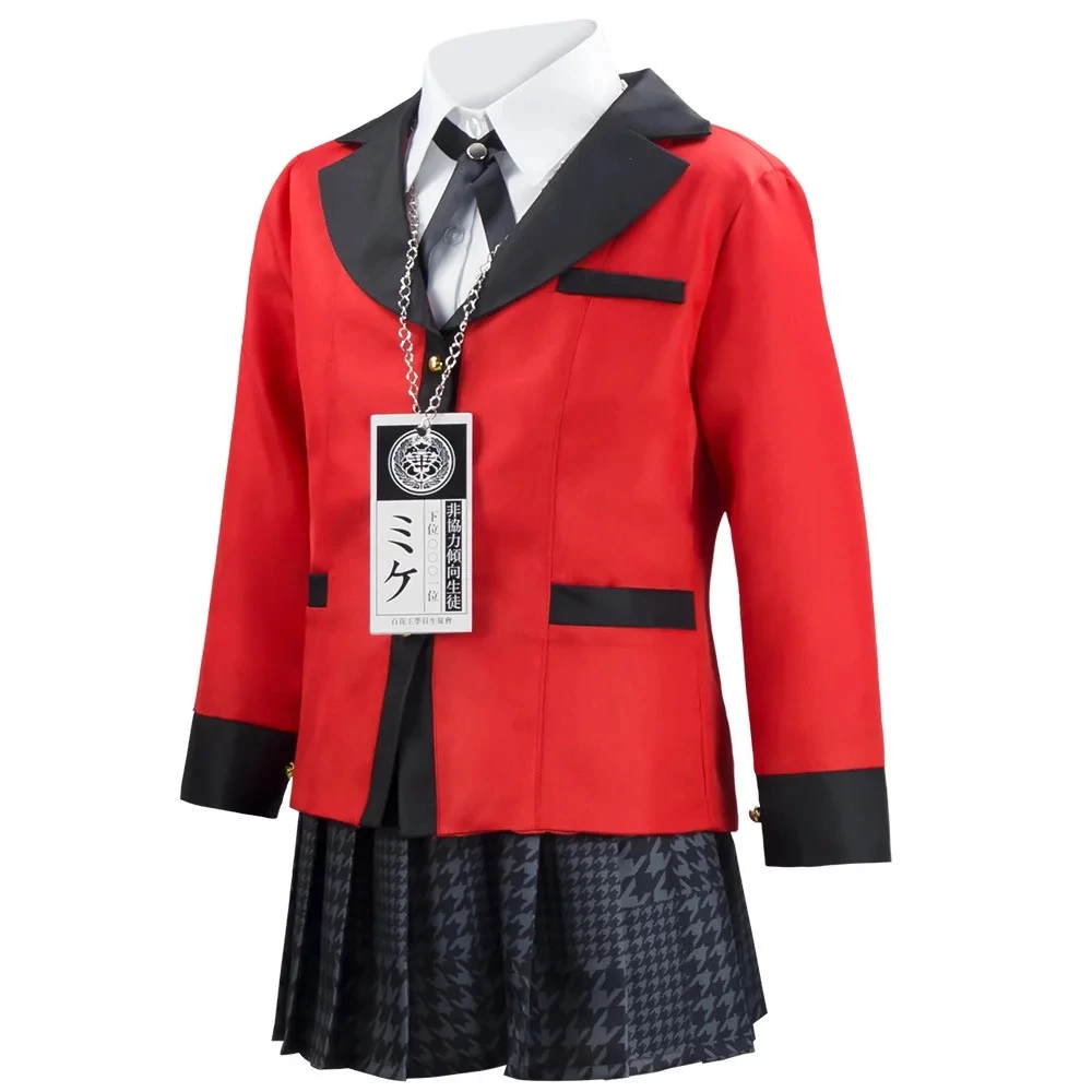 Anime Cosplay Yumeko - Yumeko Jabami Cosplay Kostuum Schooluniformen Jabami