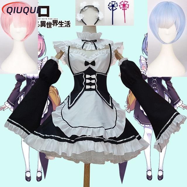 Re Zero Rem Wig - Anime Re: nul Kara Hajimeru Isekai