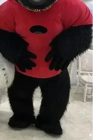 Anime Cosplay Real Life - Kerst Real Life Opblaasbare Gorilla Kostuum