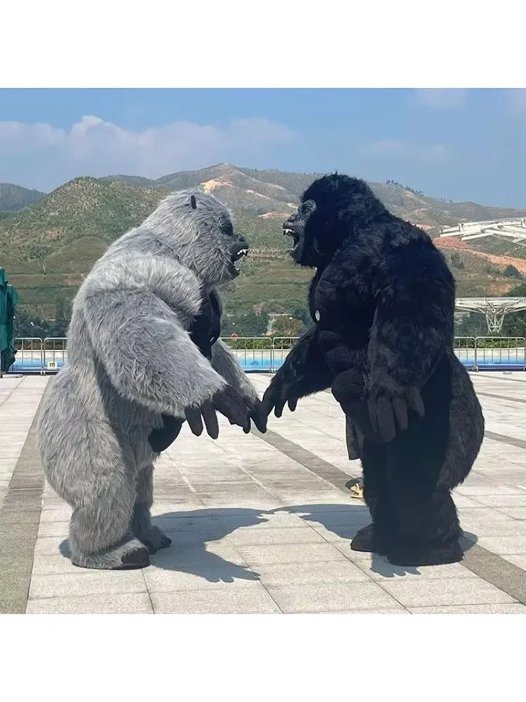 Anime Cosplay Real Life - Echte opblaasbare gorilla kostuum volledige mascotte