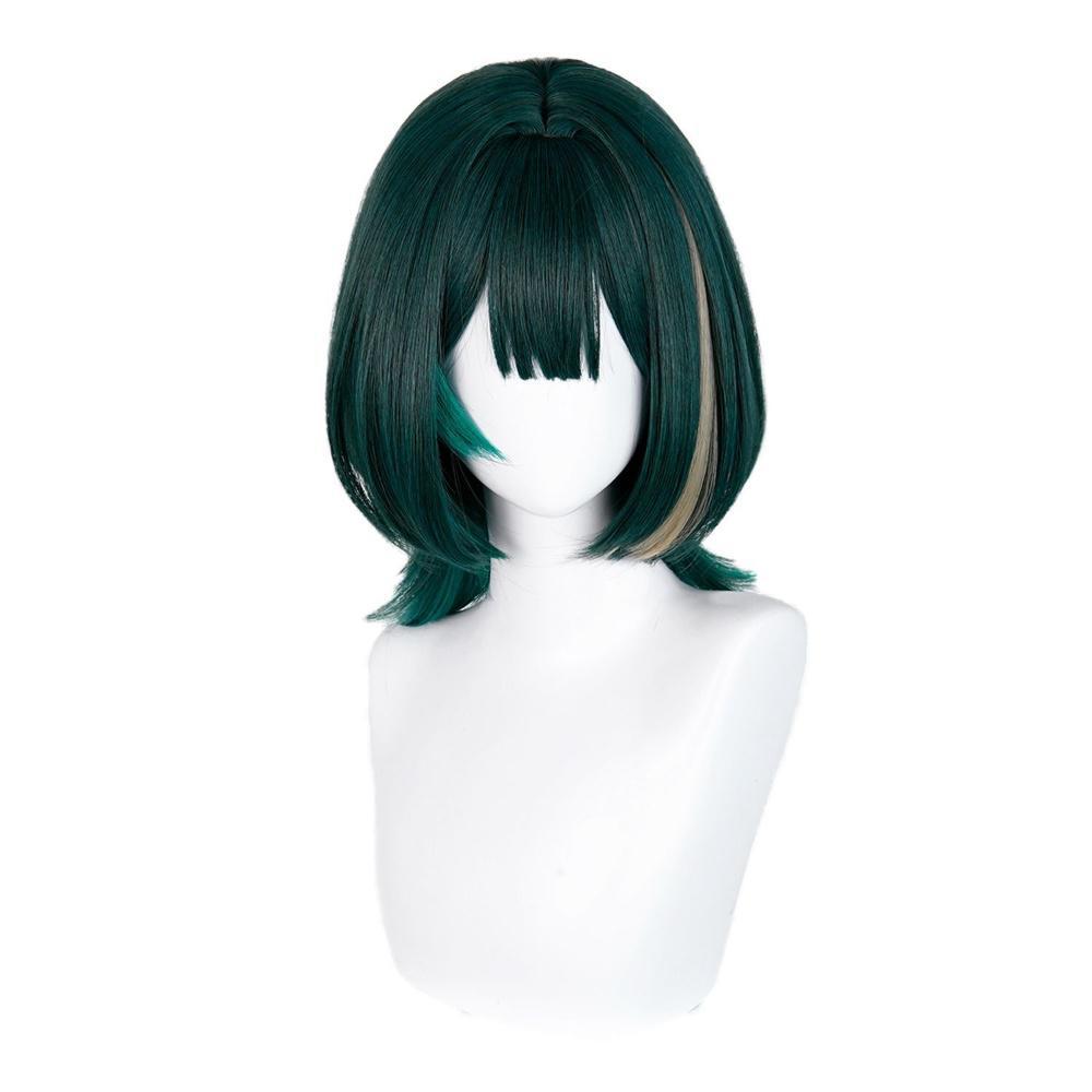 Anime Cosplay Waifu - Anime Nefer Cosplay Pruik Groene Hoogtepunten