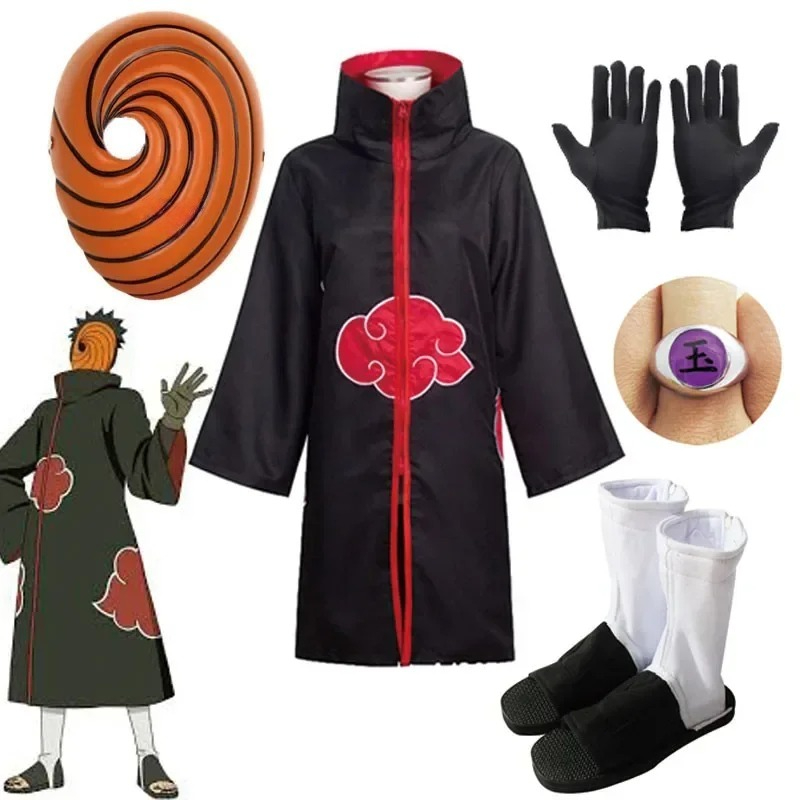 Anime Cosplay Obito - Anime Obito Cosplay Kostuum voor Jongens