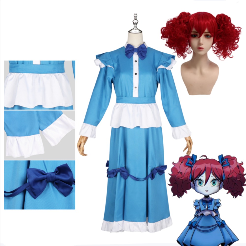 Poppy Red Hair Cosplay Kostuum - Anime Cosplay With Red Hair recensie en prijs
