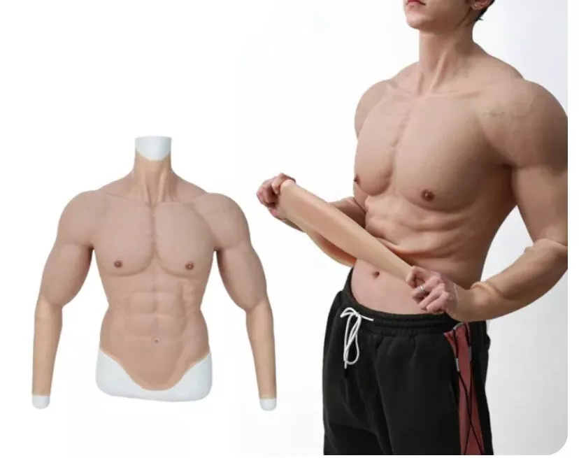 Macho siliconen spierpak met r - Anime Cosplay Realistic recensie en prijs
