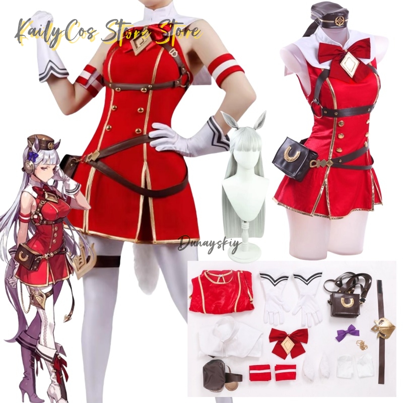 Goud Schip Cosplay Kostuum Pru - Anime Cosplay With Red Hair recensie en prijs