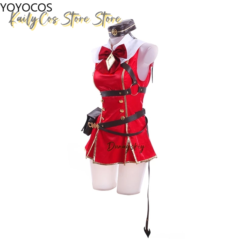 Goud Schip Cosplay Kostuum Pru - Anime Cosplay With Red Hair recensie en prijs
