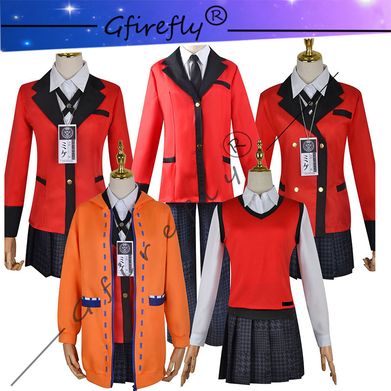 Kakegurui Cosplay Kostuum Jyab - Anime Cosplay Yumeko recensie en prijs