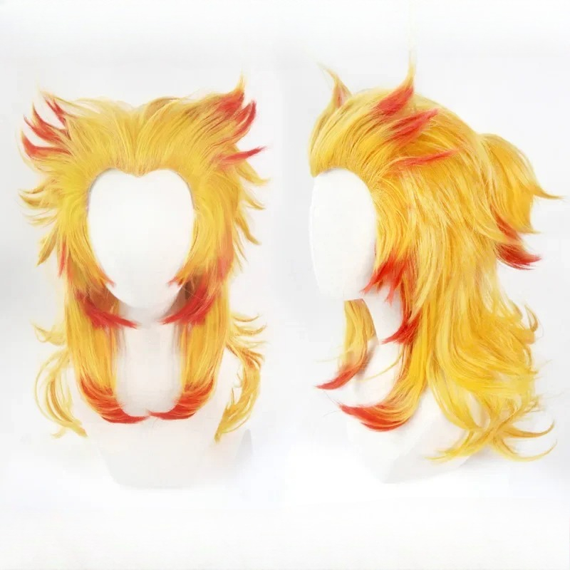 Rengoku Kyoujurou Pruik Kimets - Anime Cosplay With Red Hair recensie en prijs
