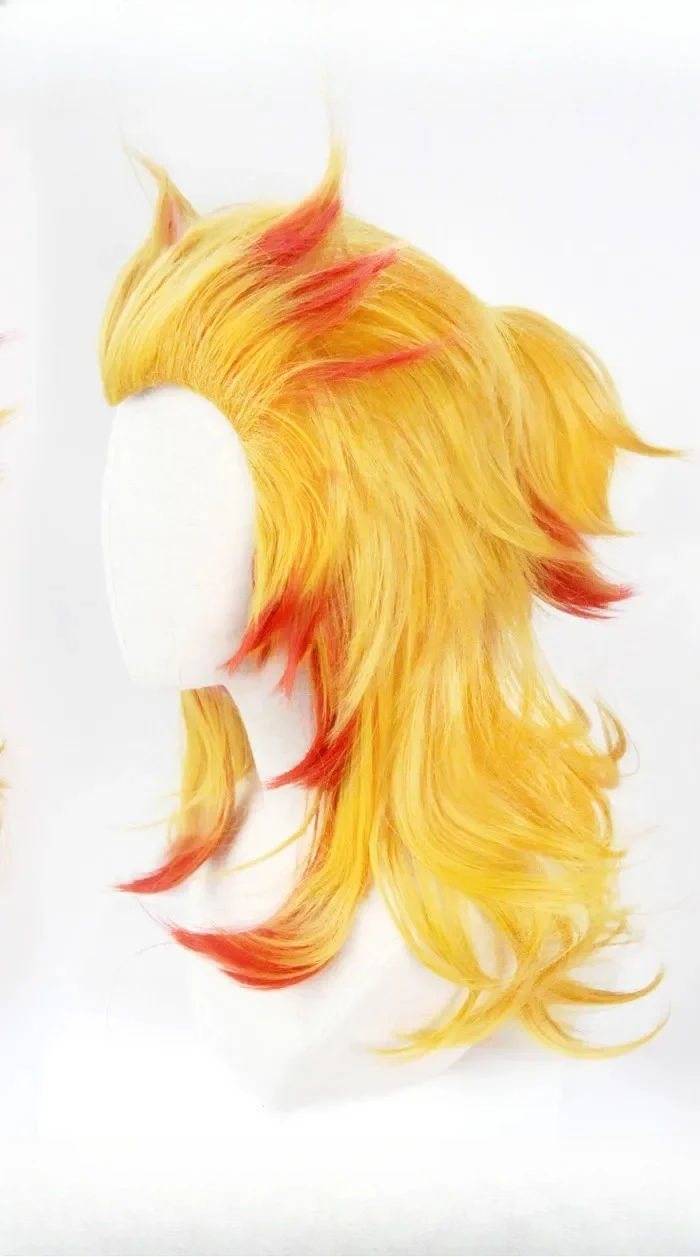 Rengoku Kyoujurou Pruik Kimets - Anime Cosplay With Red Hair recensie en prijs