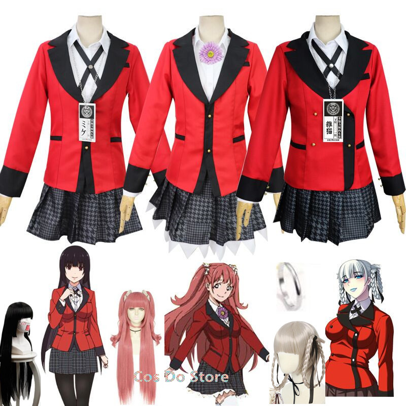 Anime Kakegurui Yumeko Kostuum - Anime Cosplay Yumeko recensie en prijs