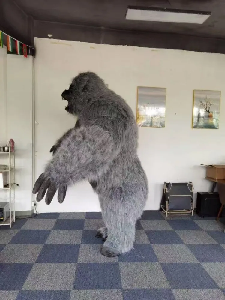 Echte opblaasbare gorilla kost - Anime Cosplay Real Life recensie en prijs