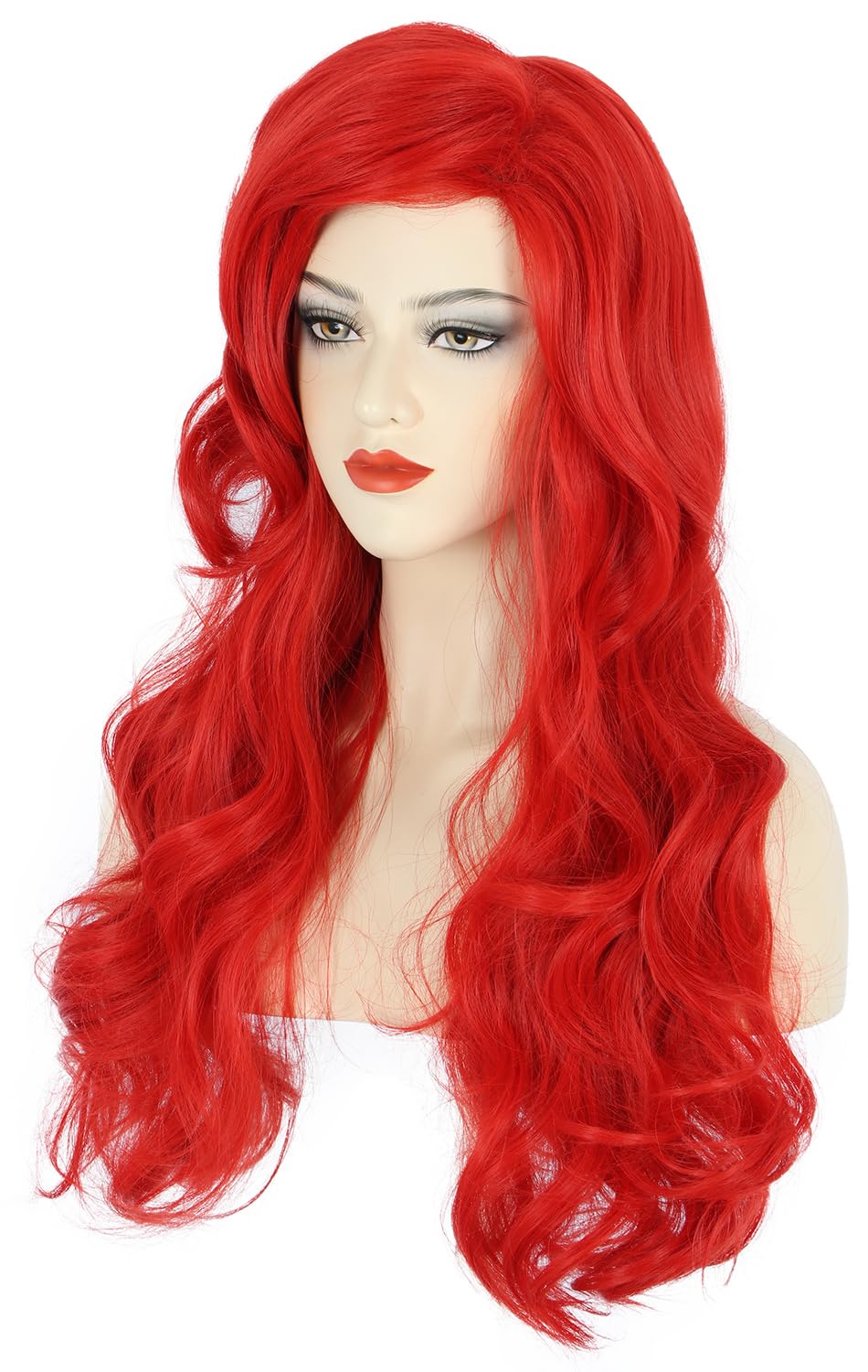 Vrouwen Lange Golvende Rode Pr - Anime Cosplay With Red Hair recensie en prijs