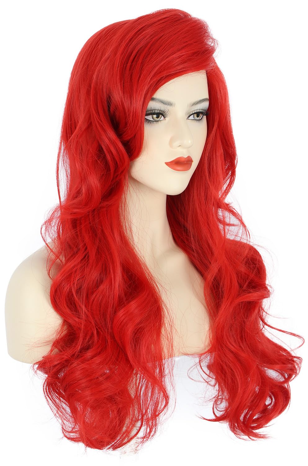 Vrouwen Lange Golvende Rode Pr - Anime Cosplay With Red Hair recensie en prijs