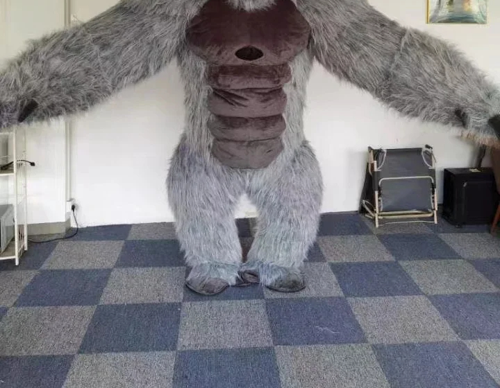 Echte opblaasbare gorilla kost - Anime Cosplay Real Life recensie en prijs