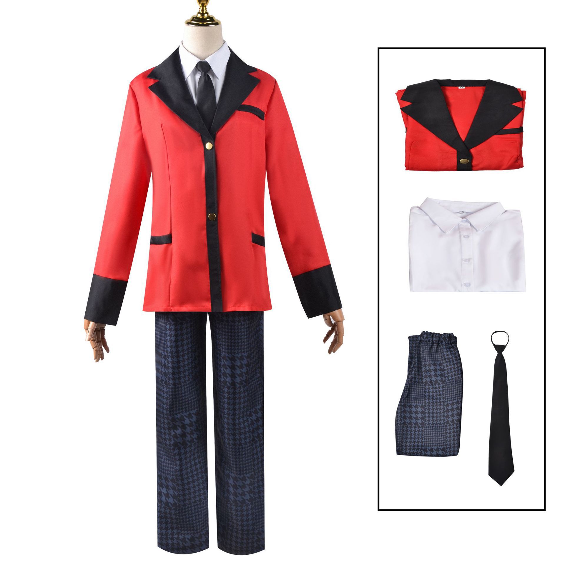 Kakegurui Anime Cosplay Kostuu - Anime Cosplay Yumeko recensie en prijs