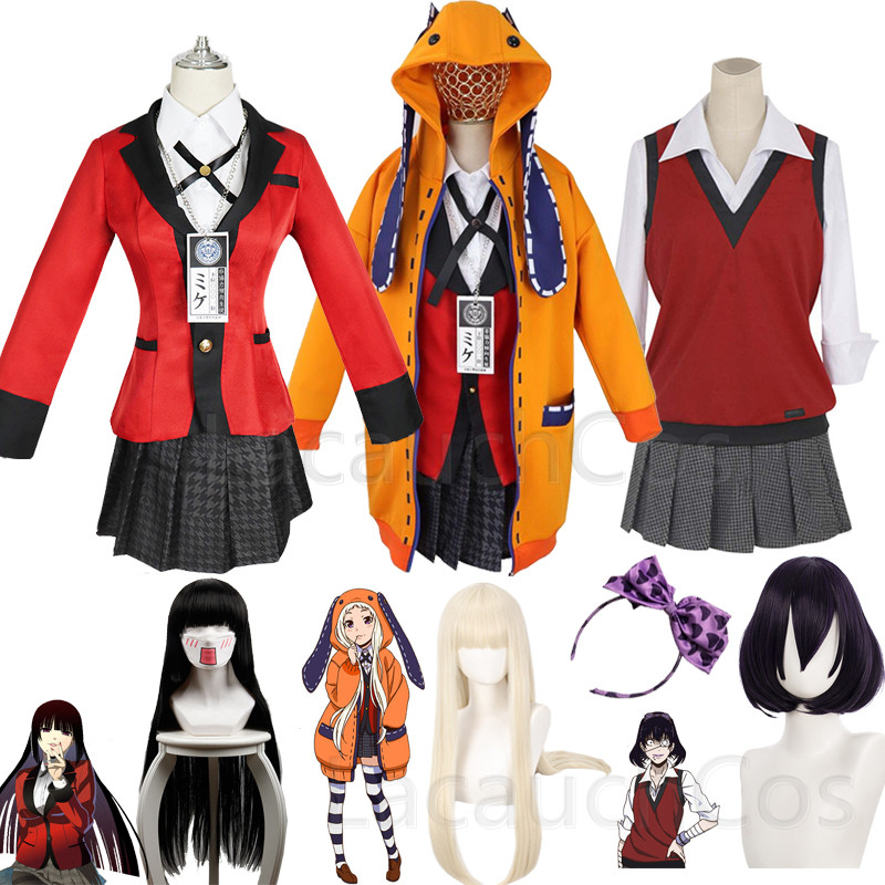 anime gekke opwinding Jabami Y - Anime Cosplay Yumeko recensie en prijs