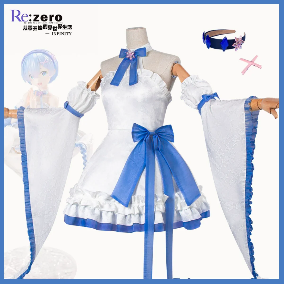 XqAnime Re: Leven in Een Ander - Re Zero Rem Wig recensie en prijs